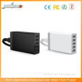 Home and Office Use Portable 5 Port Desktop USB Charger Wall Power Adapter for iPhone 2 colors